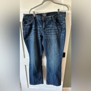 Old Navy The Flirt Denim Jeans Women's Size 14 Short 36x28 Dark Wash